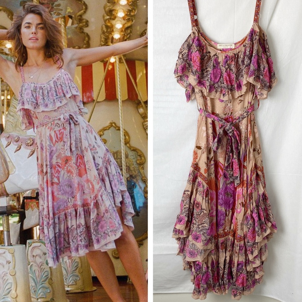 SPELL & THE GYPSY siren song strappy dress